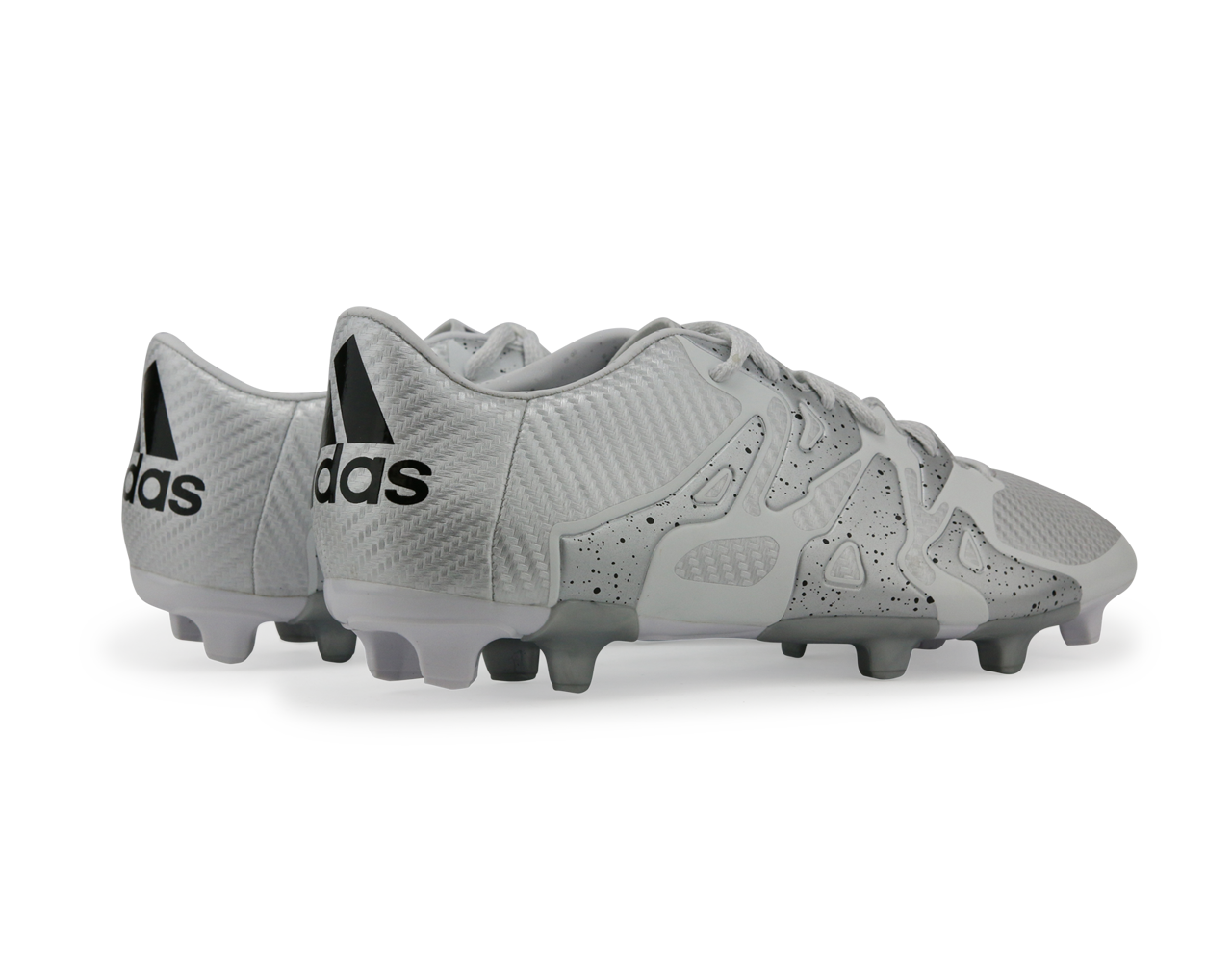 adidas Men's X 15.3 FG/AG White/Core Black/Silver Metallic