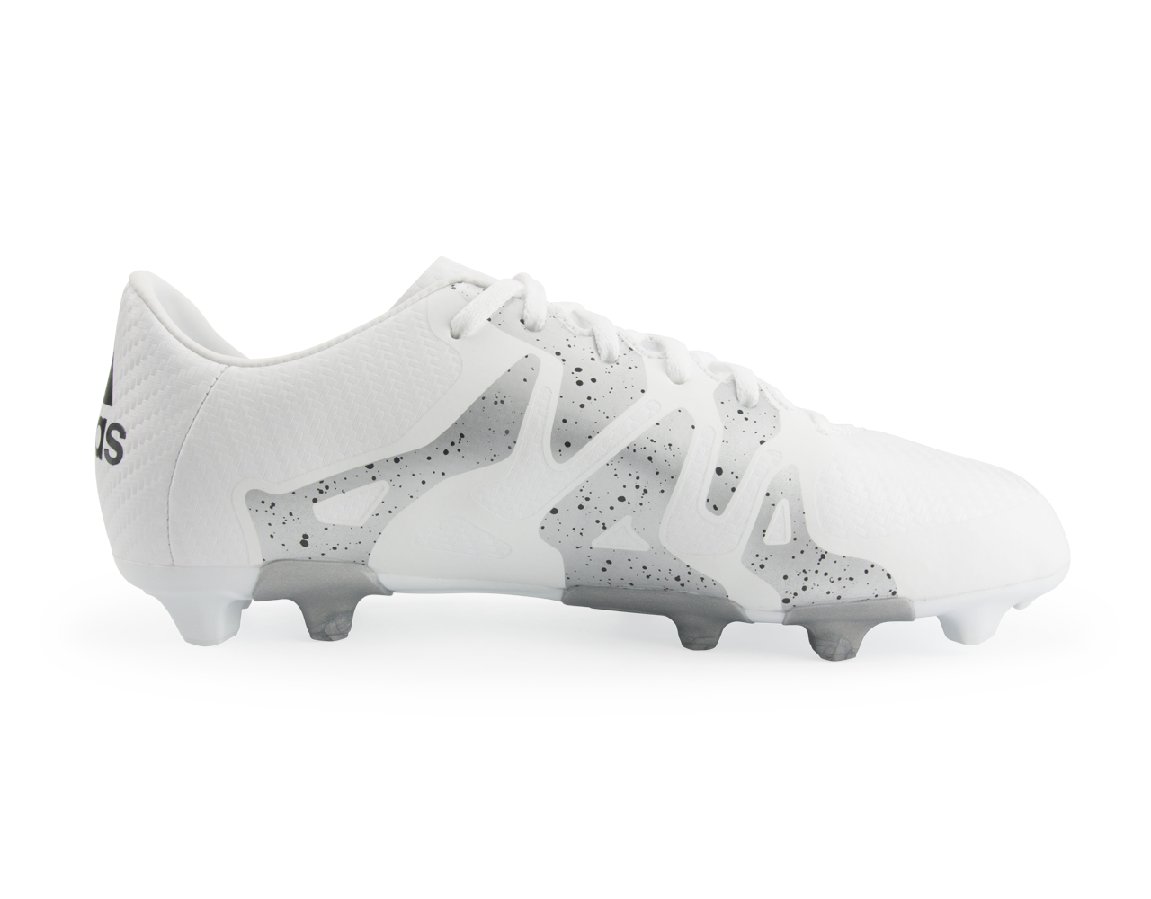 adidas Kids X 15.3 FG/AG White/Core Black/Silver Metallic