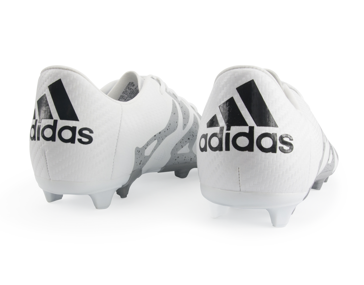 adidas Kids X 15.3 FG/AG White/Core Black/Silver Metallic