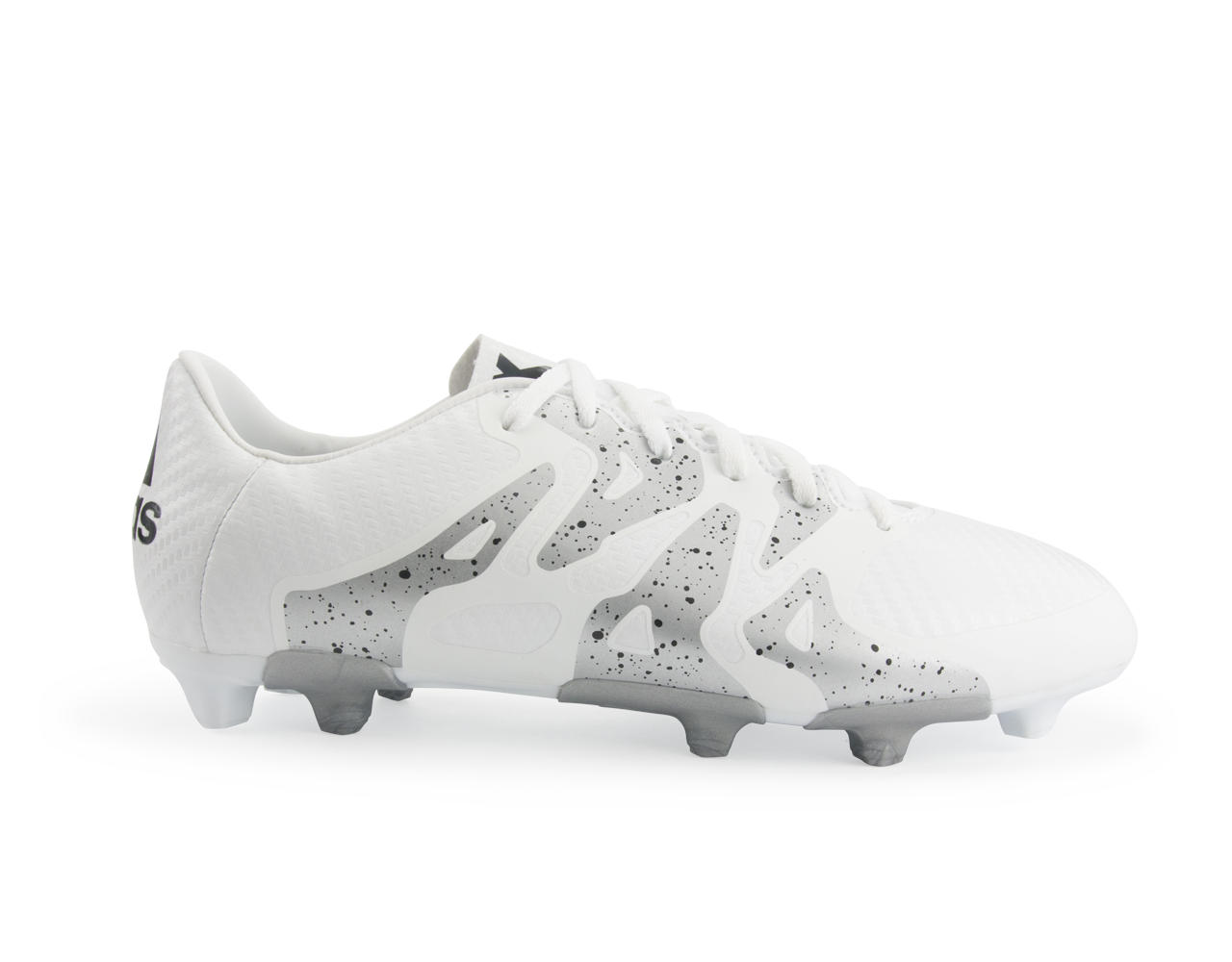 adidas Kids X 15.3 FG/AG White/Core Black/Silver Metallic