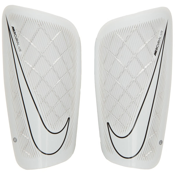 Nike Mercurial Lite ShinGuards White/Grey/Black