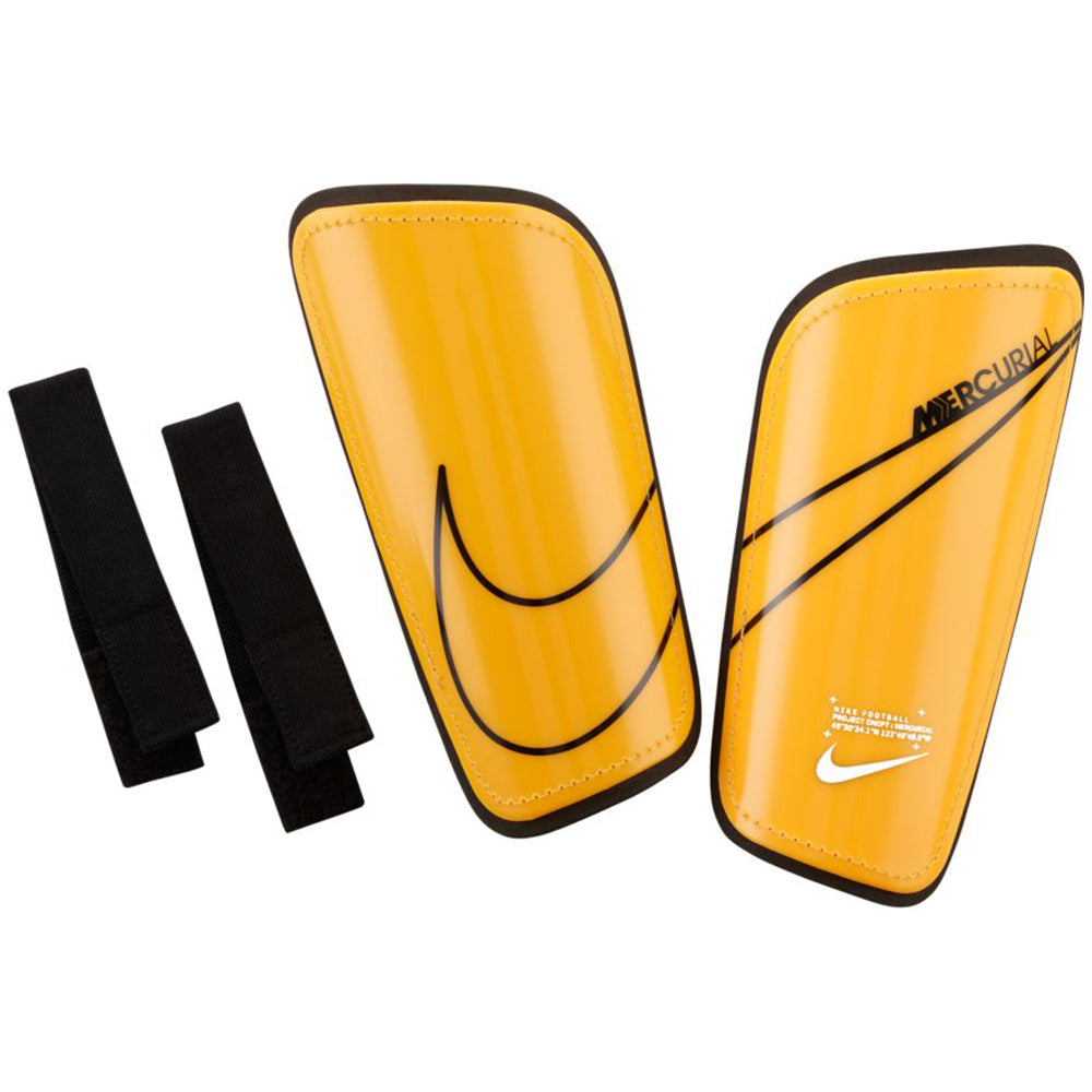 Nike Mercurial Hardshell Shin Guards Laser Orange/Black Azteca Soccer