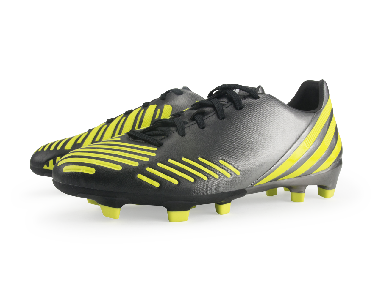 adidas Men's Predator Absolado LZ TRX FG Black/Neo Iron Metallic/Lab Lime