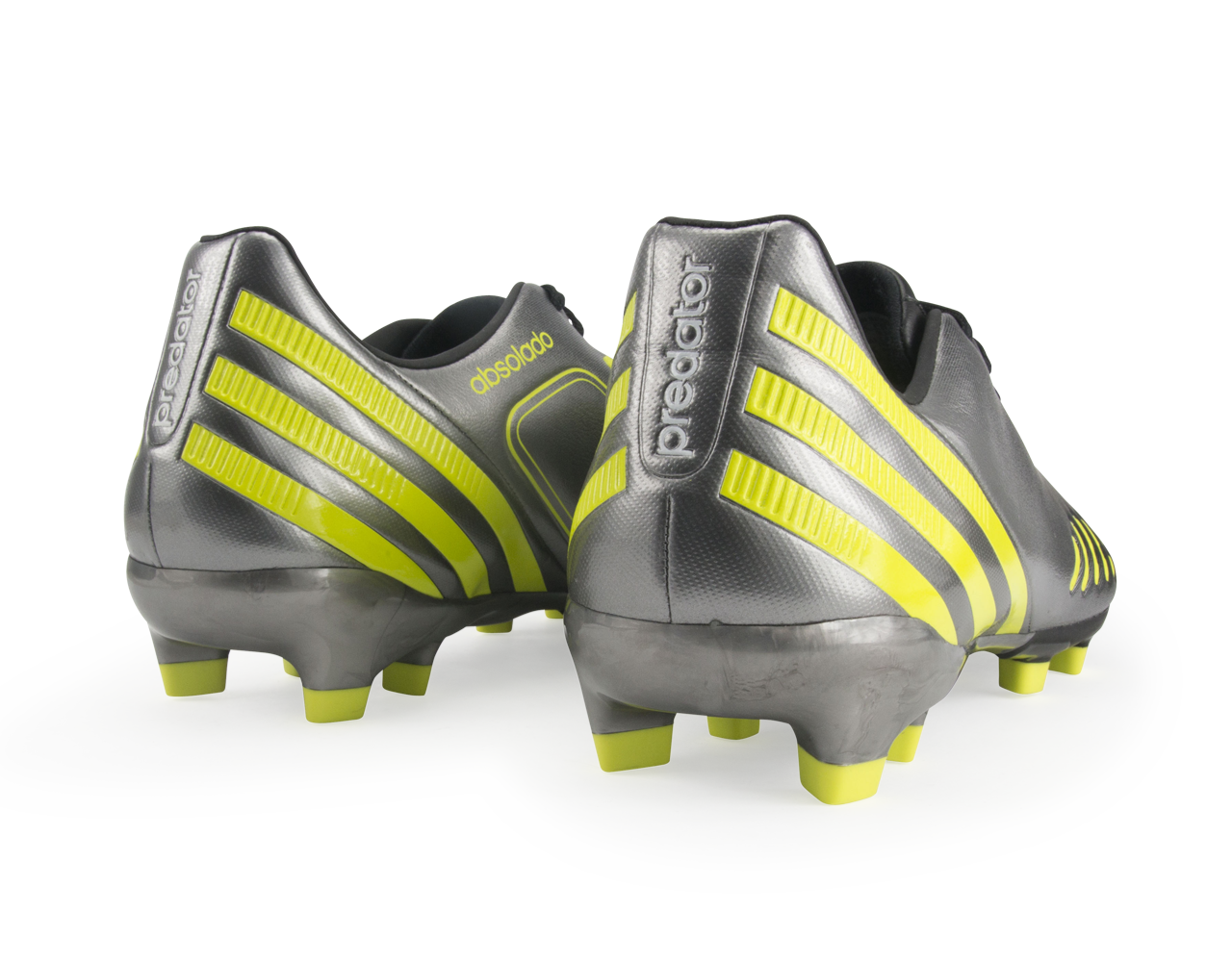 adidas Men's Predator Absolado LZ TRX FG Black/Neo Iron Metallic/Lab Lime