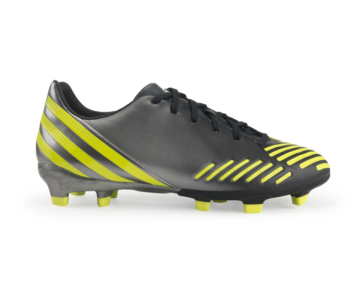 adidas Men's Predator Absolado LZ TRX FG Black/Neo Iron Metallic/Lab Lime