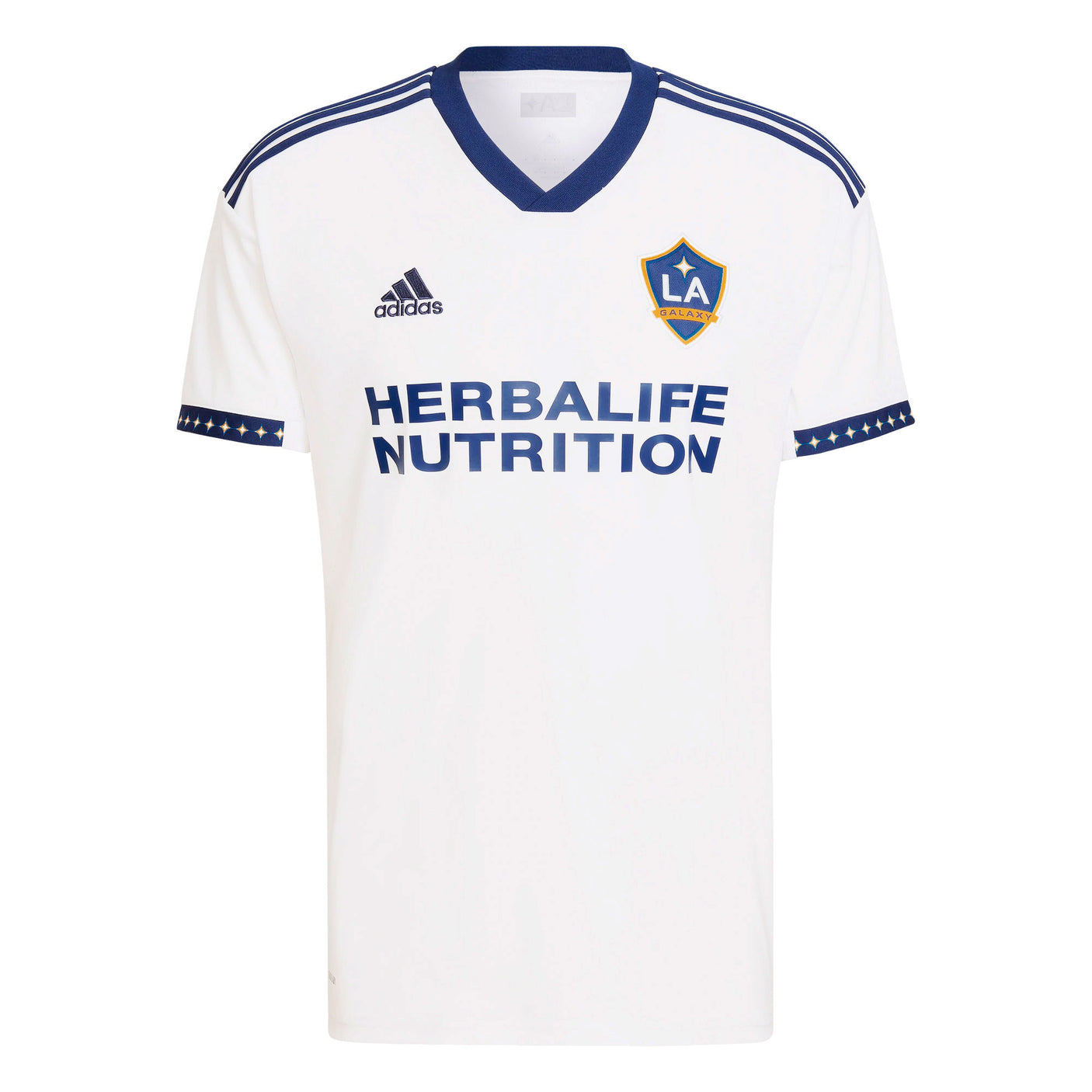 adidas Mens LA Galaxy 2022/23 Home Jersey White/Navy Front