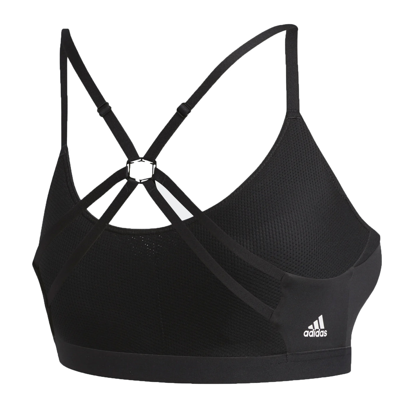 adidas Womens All Me Commuter Sports Bra Black Back