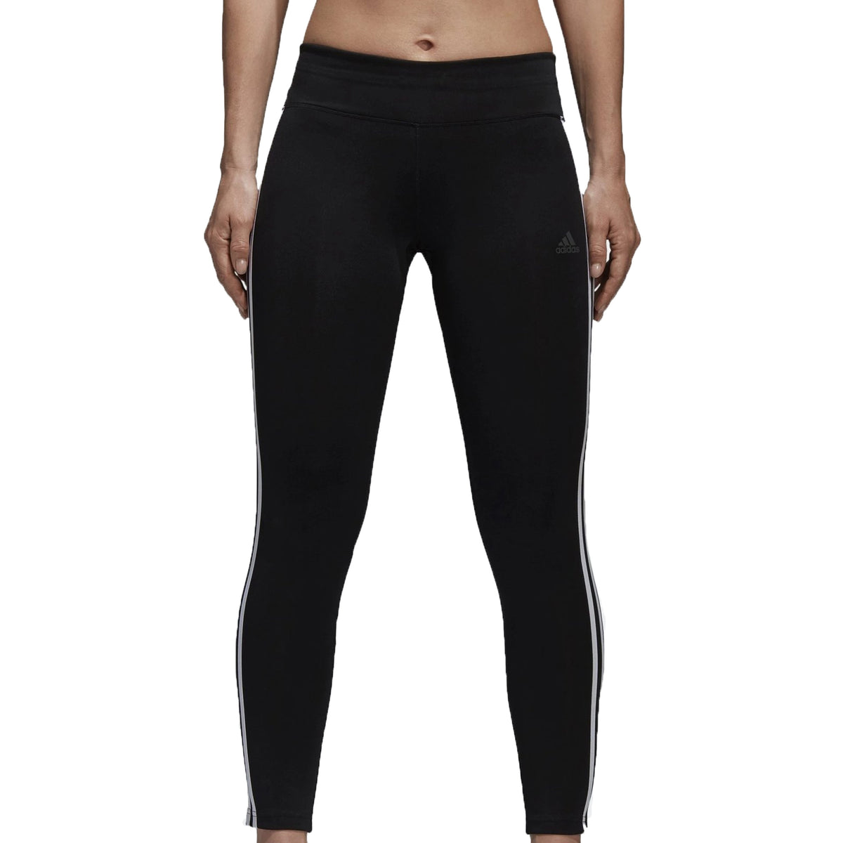 Sell Adidas Climalite Leggings With 3 Stripes - Black