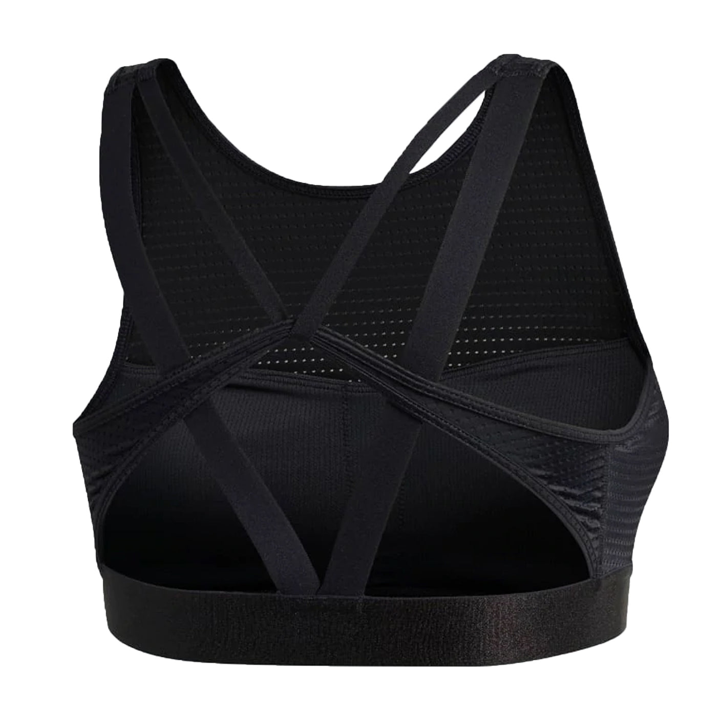 adidas Womens Halter Sports Bra Black Back