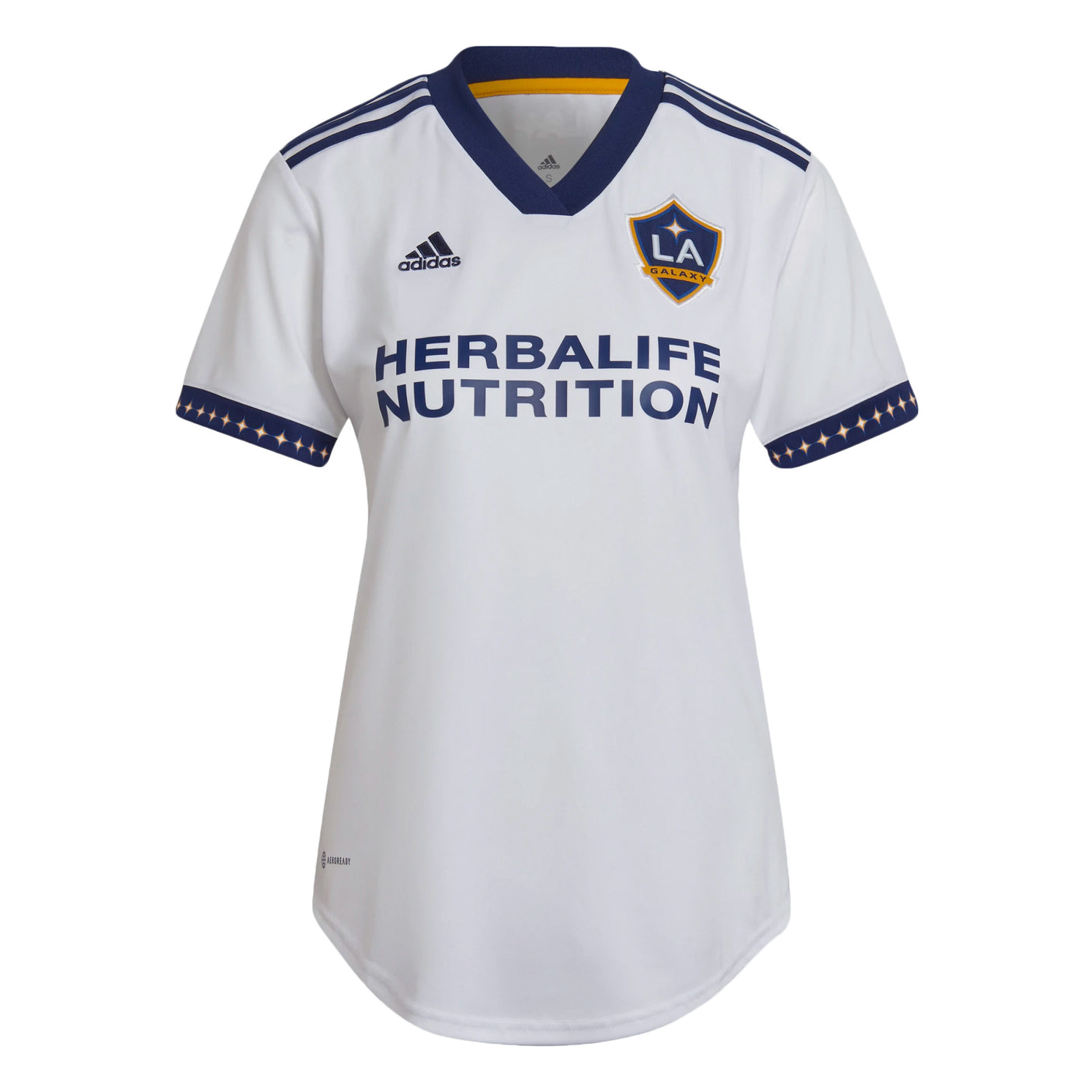 adidas Womens LA Galaxy 2022/23 Away Jersey White/Navy Front