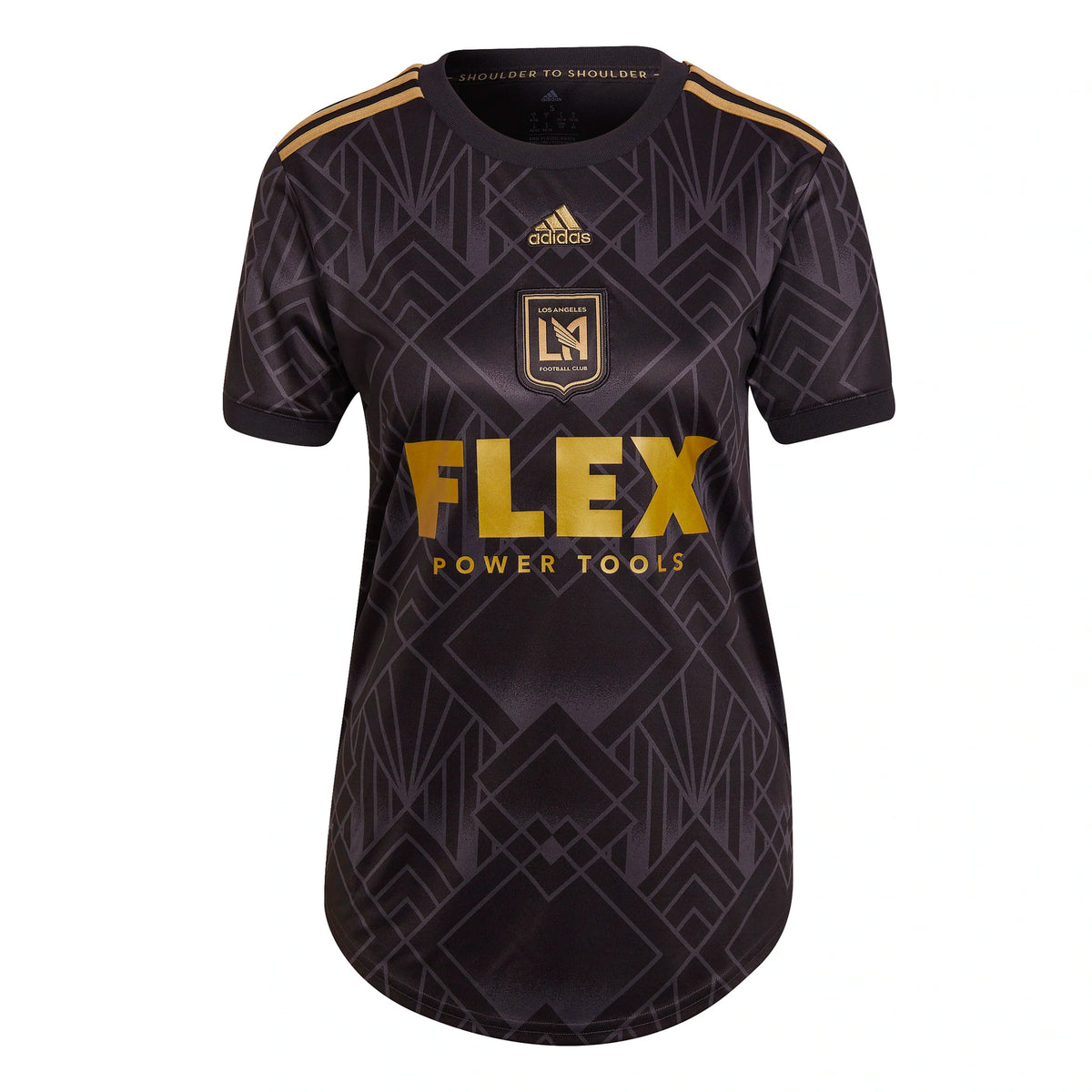 Adidas 2022-23 LAFC Women Home Jersey - black-gold, XS