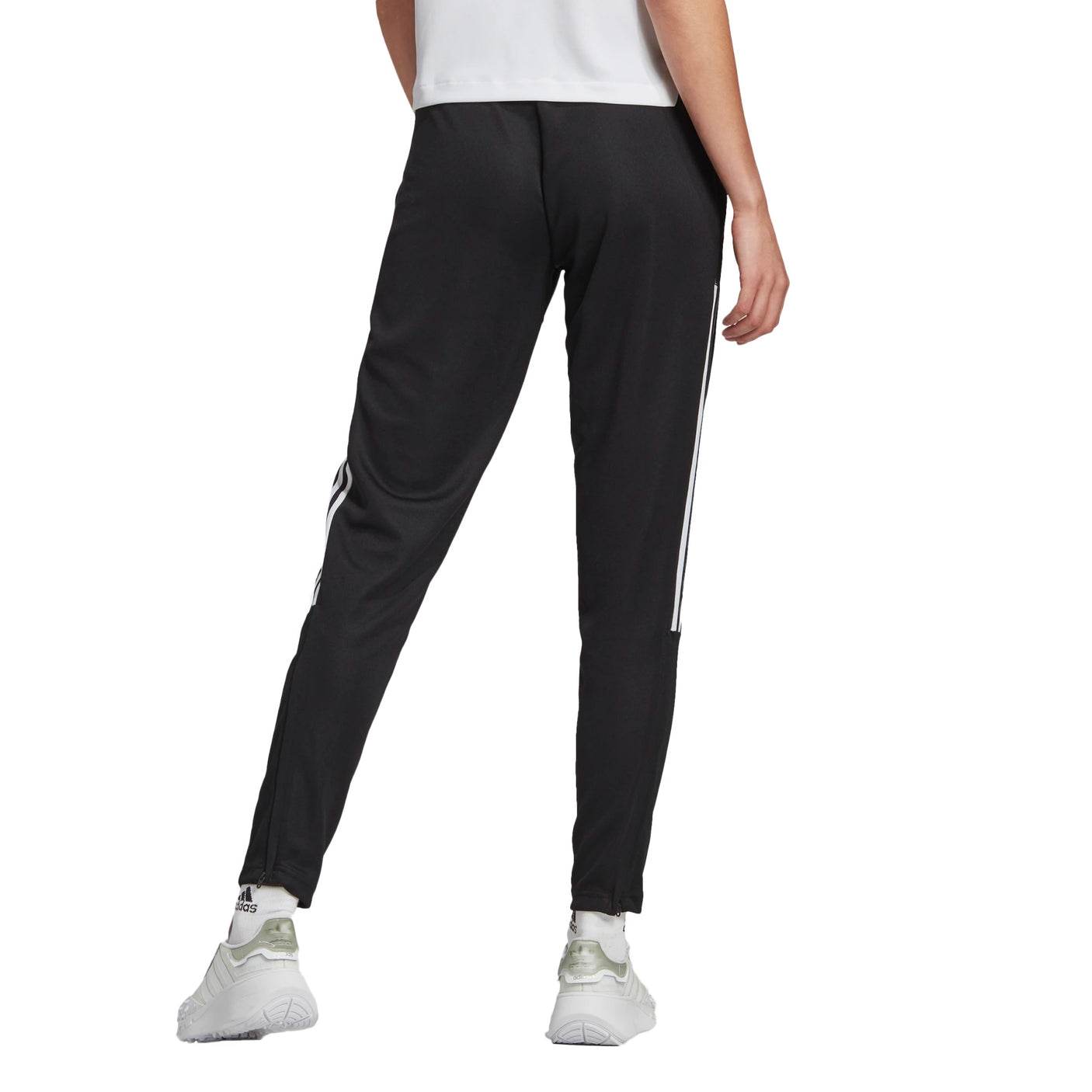 adidas Women's Tiro 21 Track Pants Black/White Model Back