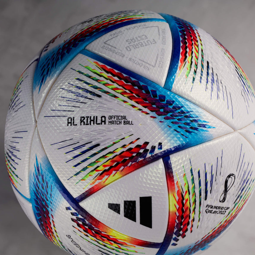 adidas Al Rihla World Cup 2022 Official Match Ball White/Panton Detail