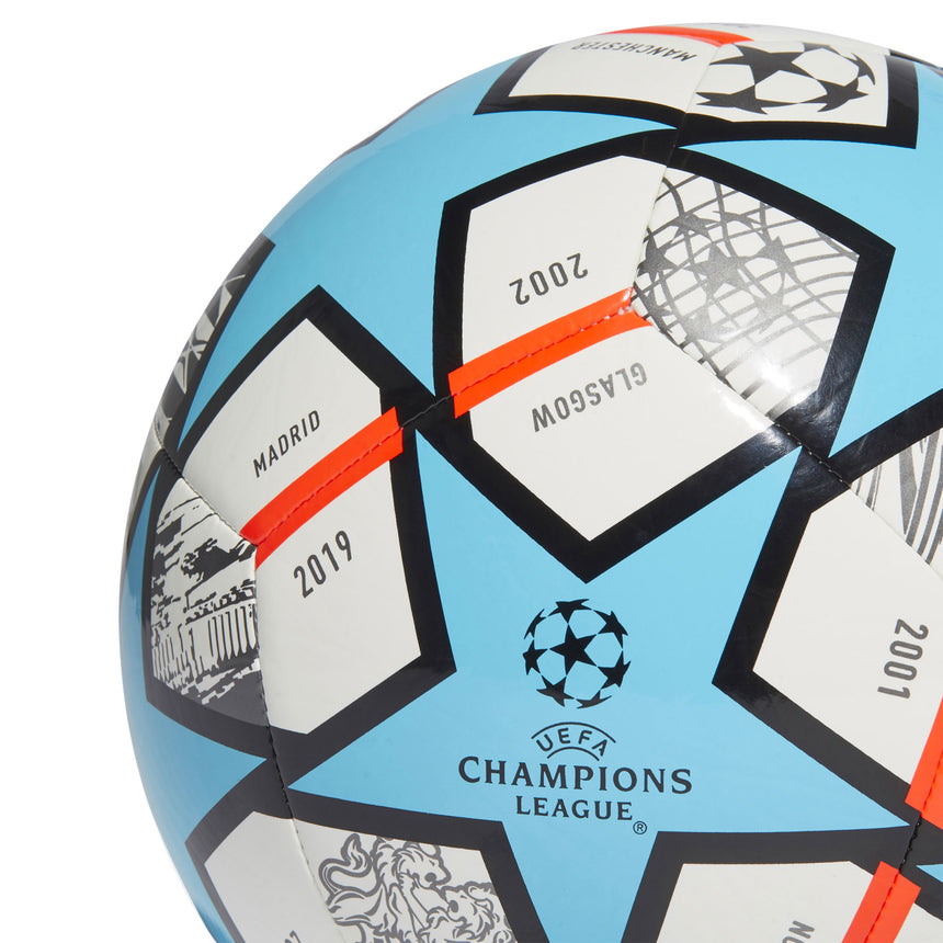 adidas Finale 21 20th Anniversary UCL Club Ball White/Blue View two