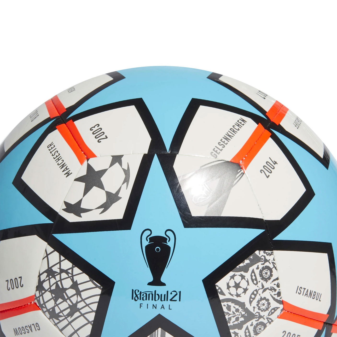 adidas Finale 21 20th Anniversary UCL Club Ball White/Blue View one