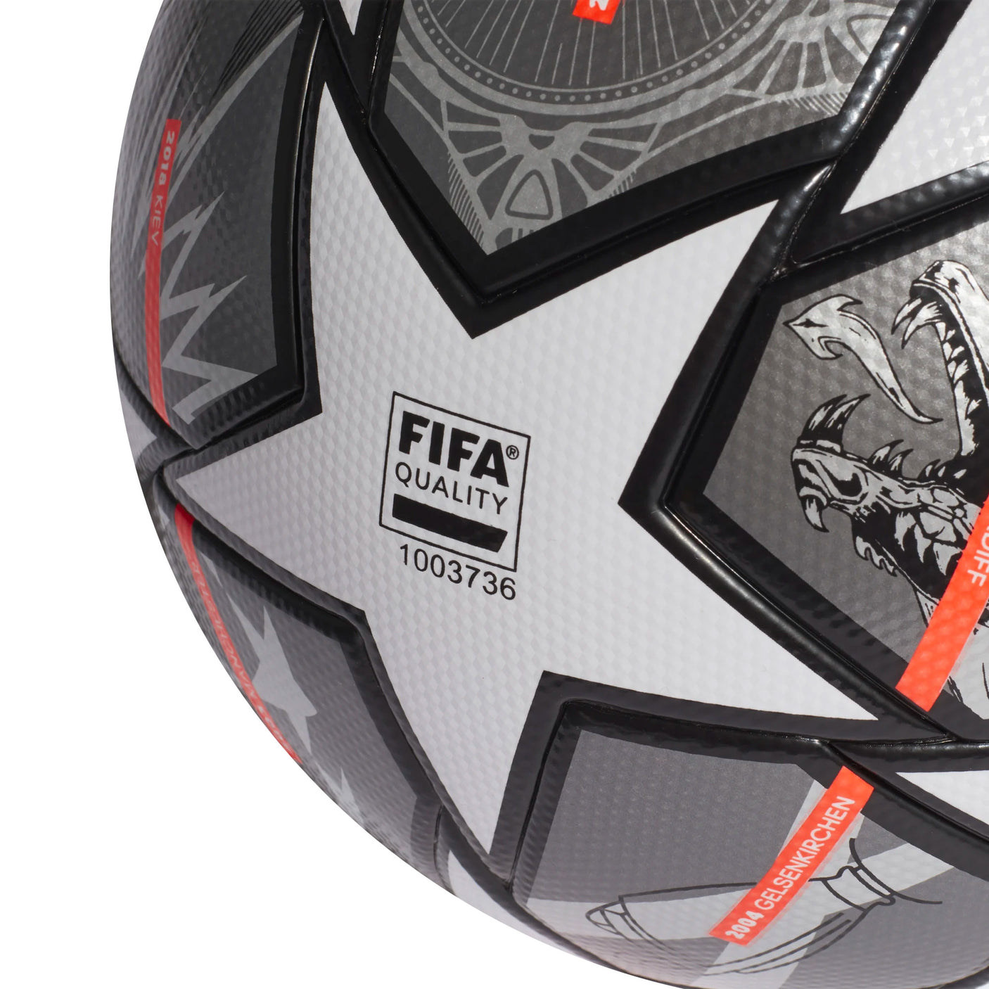 adidas Finale 21 20th Anniversary UCL League Ball White/Silver FIFA Quality