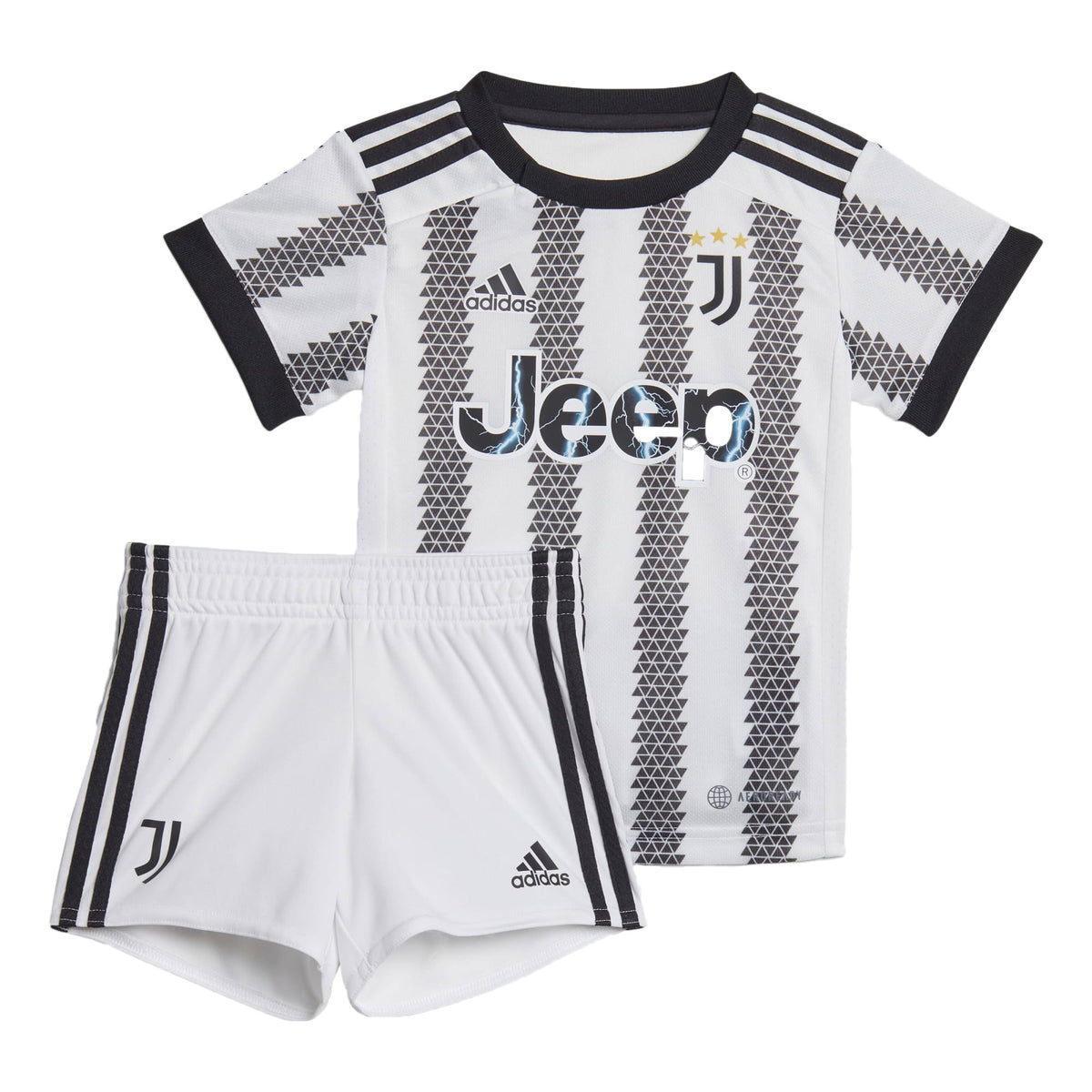 Adidas Juventus 2021/22 Home Baby Kit White/Black, 9M