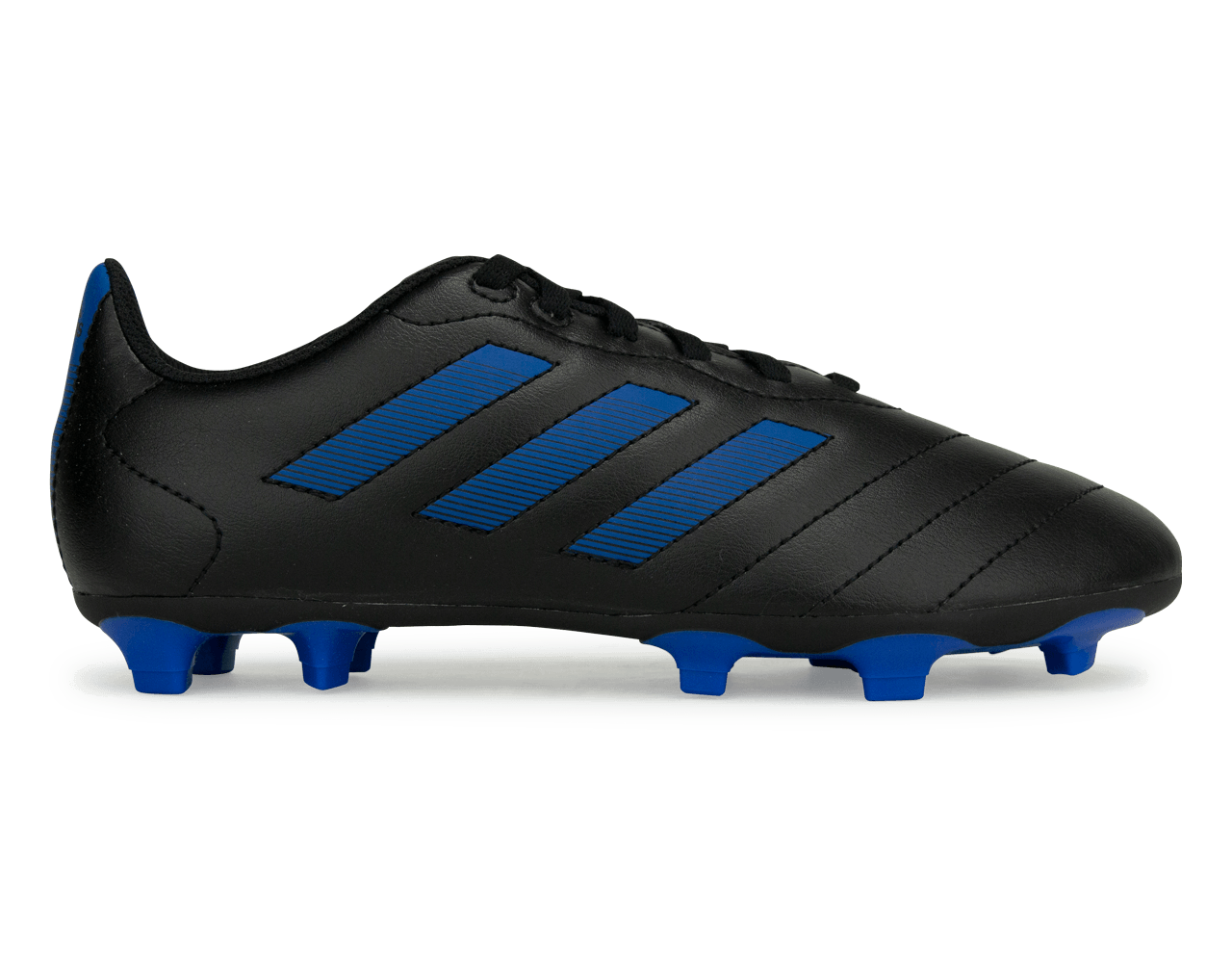adidas Kids Goletto VIII FG Black/Royal Blue Front