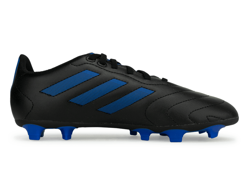 adidas Kids Goletto VIII FG Black/Royal Blue Side
