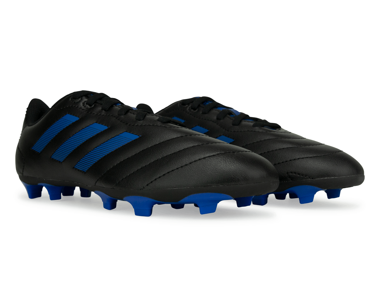 adidas Kids Goletto VIII FG Black/Royal Blue Together