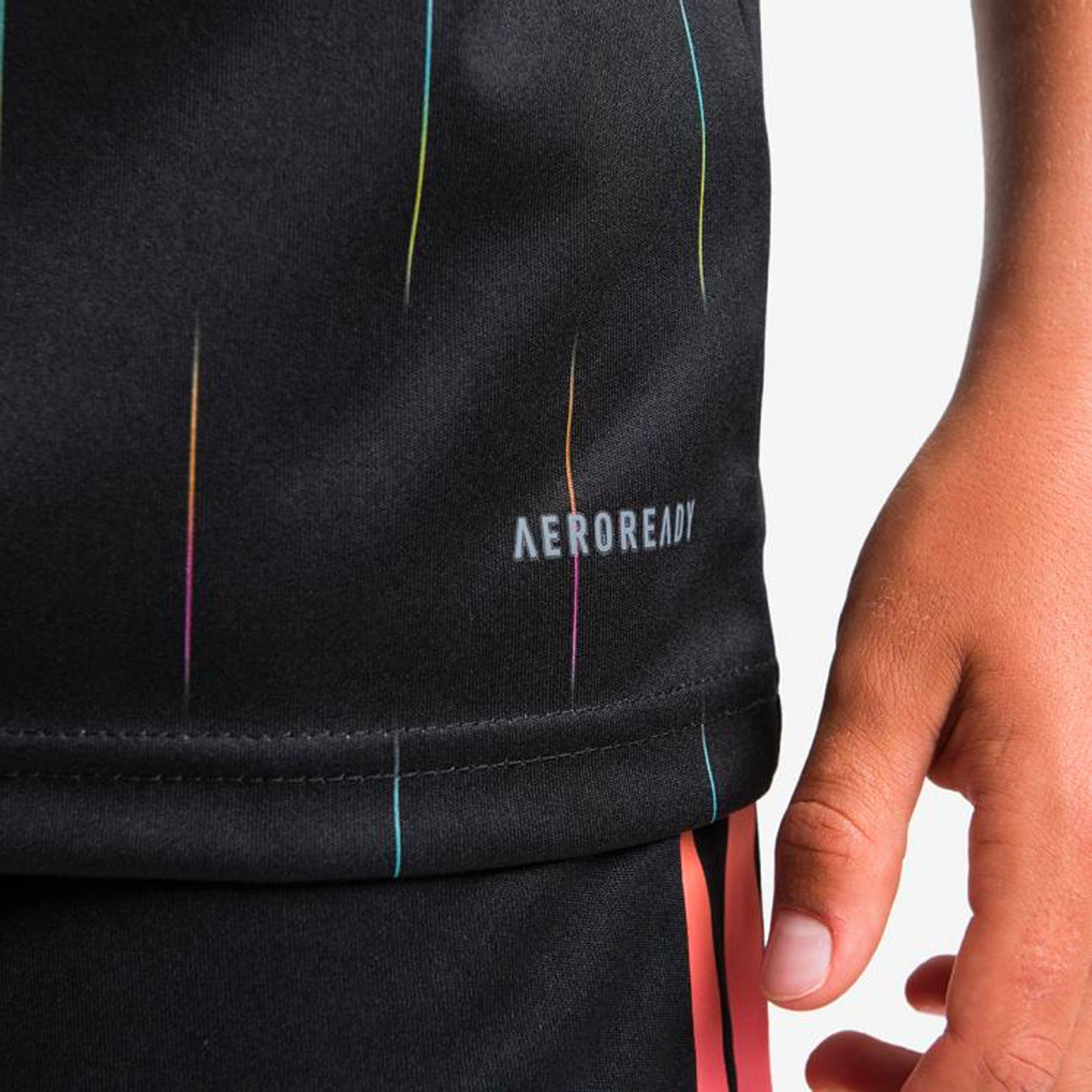 adidas Kids Juventus 2021/22 Away Jersey Black/White Aeroready