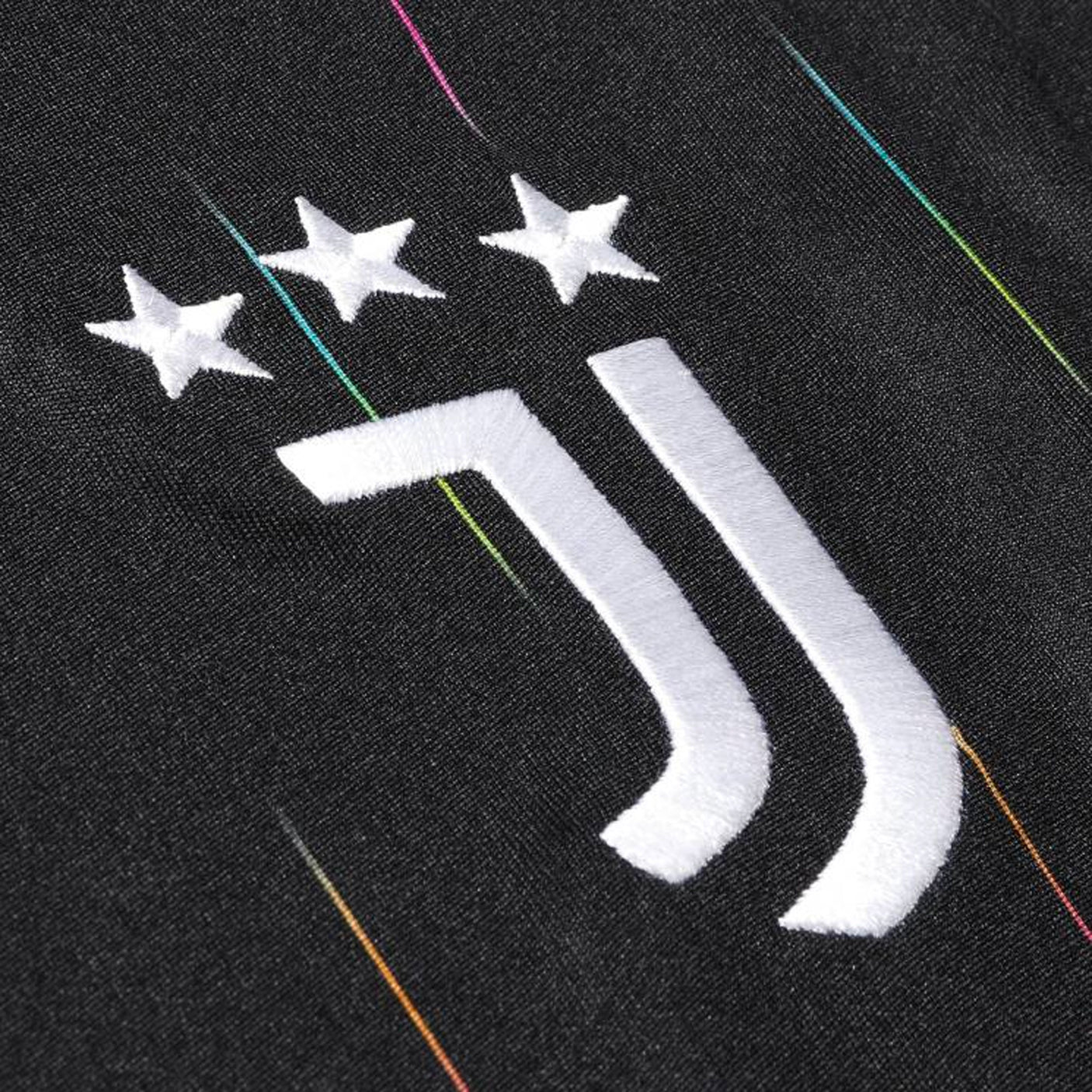 adidas Kids Juventus 2021/22 Away Jersey Black/White Crest