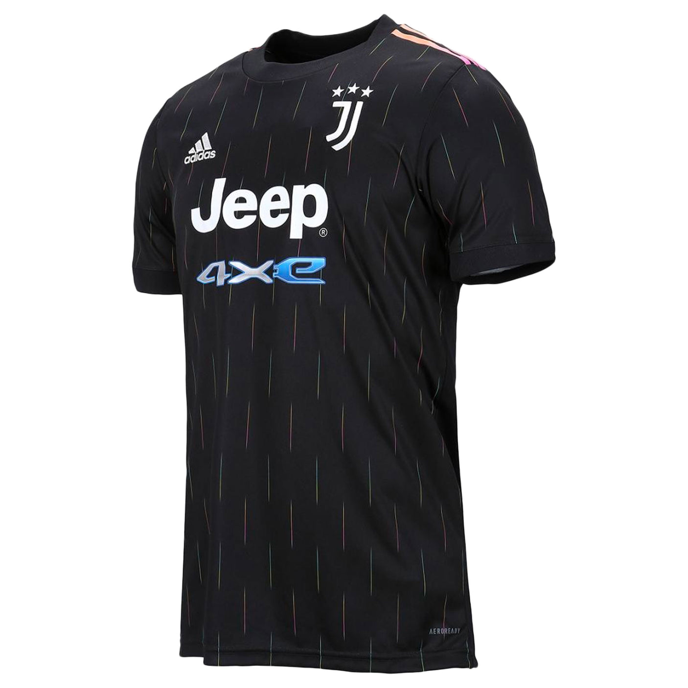 adidas Kids Juventus 2021/22 Away Jersey Black/White Main