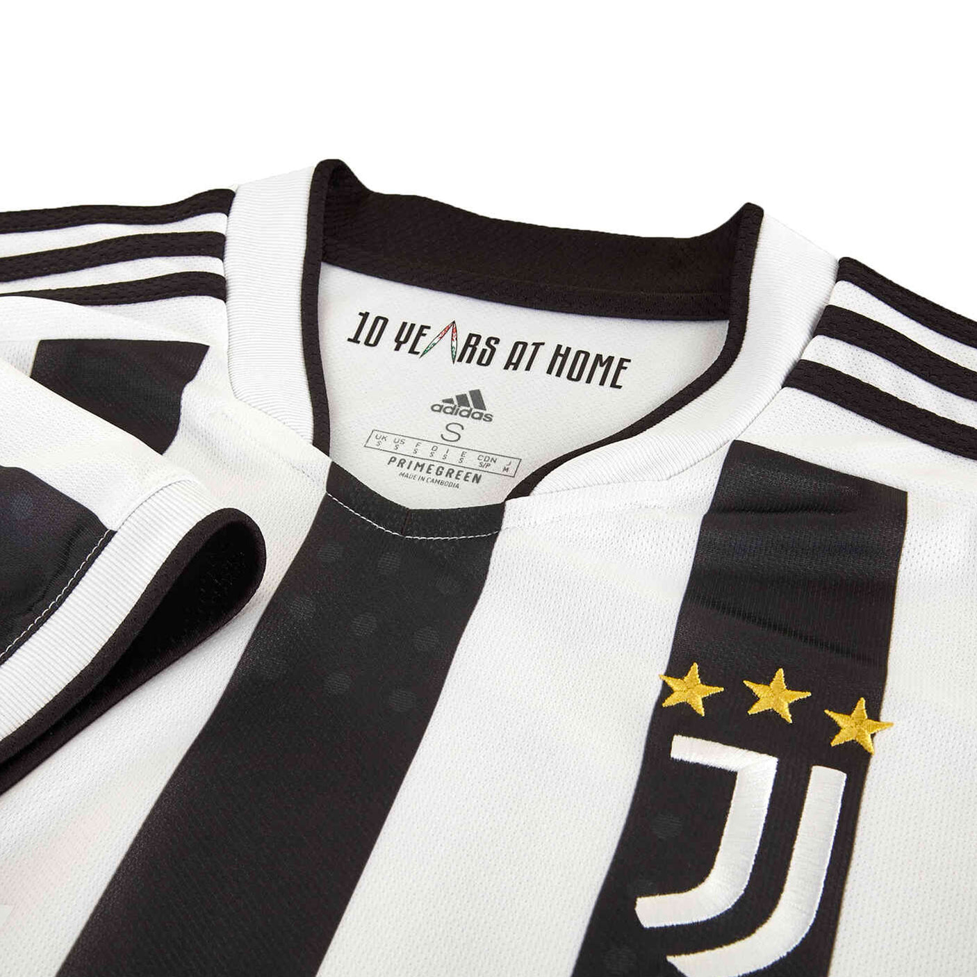 adidas Kids Juventus 2021/22 Home Jersey White/Black Crest
