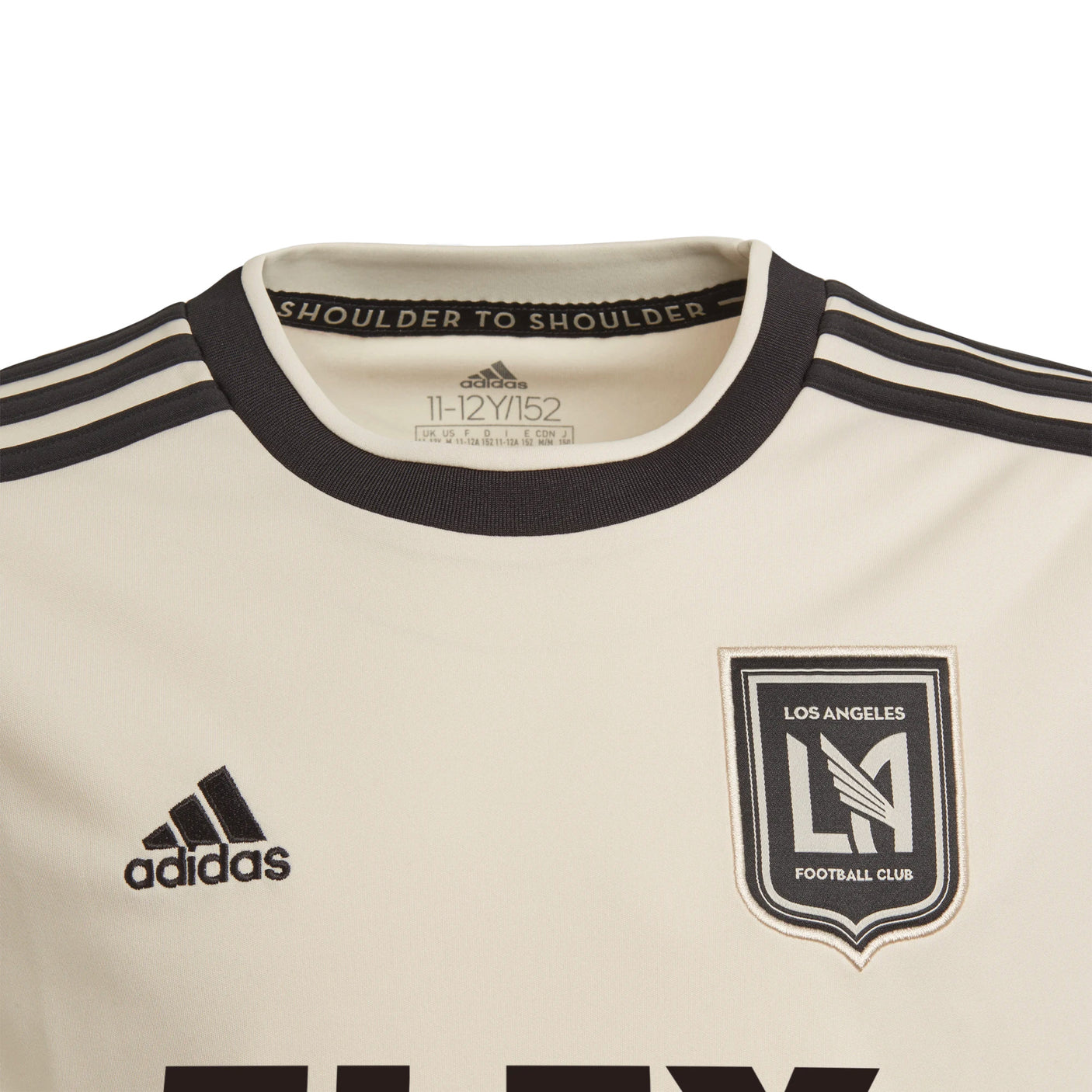 adidas Kids LAFC 2021/22 Away Jersey Gold Adidas LAFC Crest