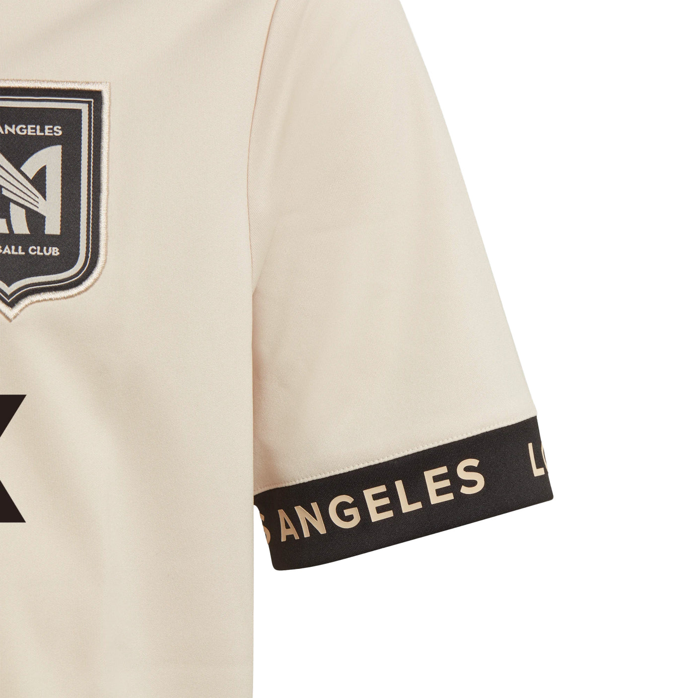 adidas Kids LAFC 2021/22 Away Jersey Gold Sleeve
