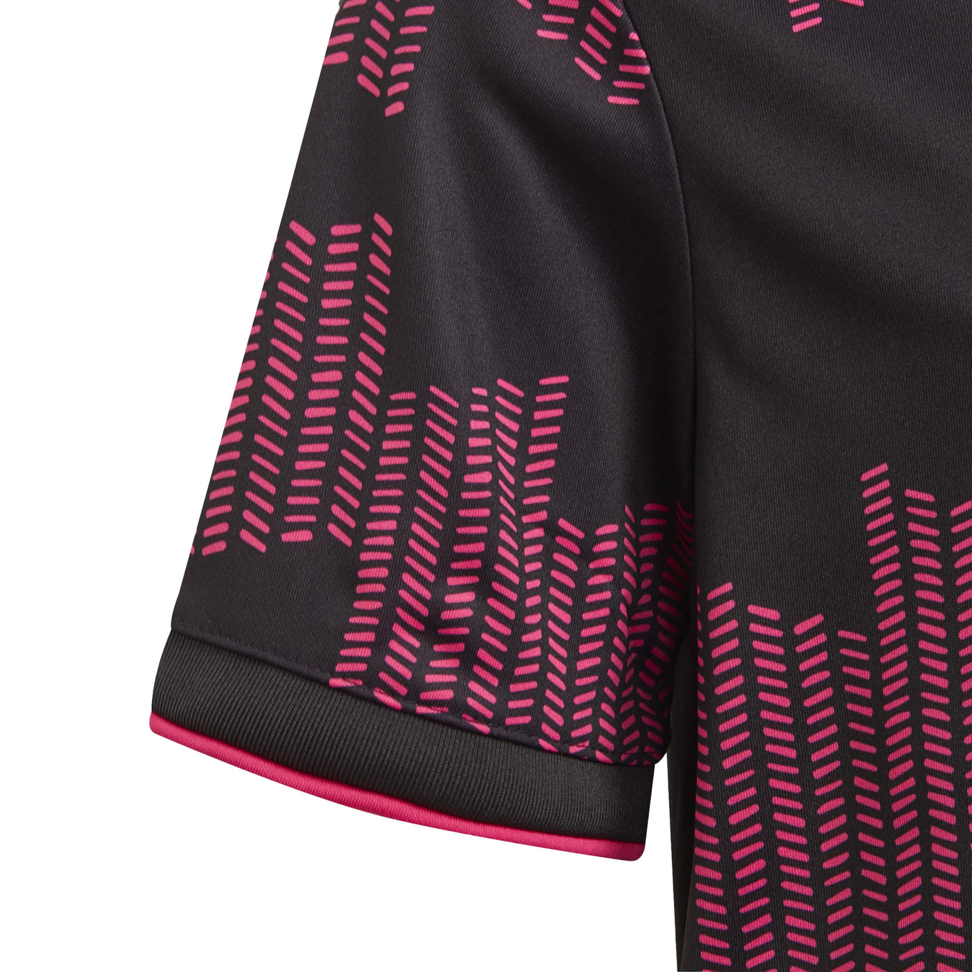 adidas Kids Mexico 2021 Home Jersey Black/Real Magenta Sleeve