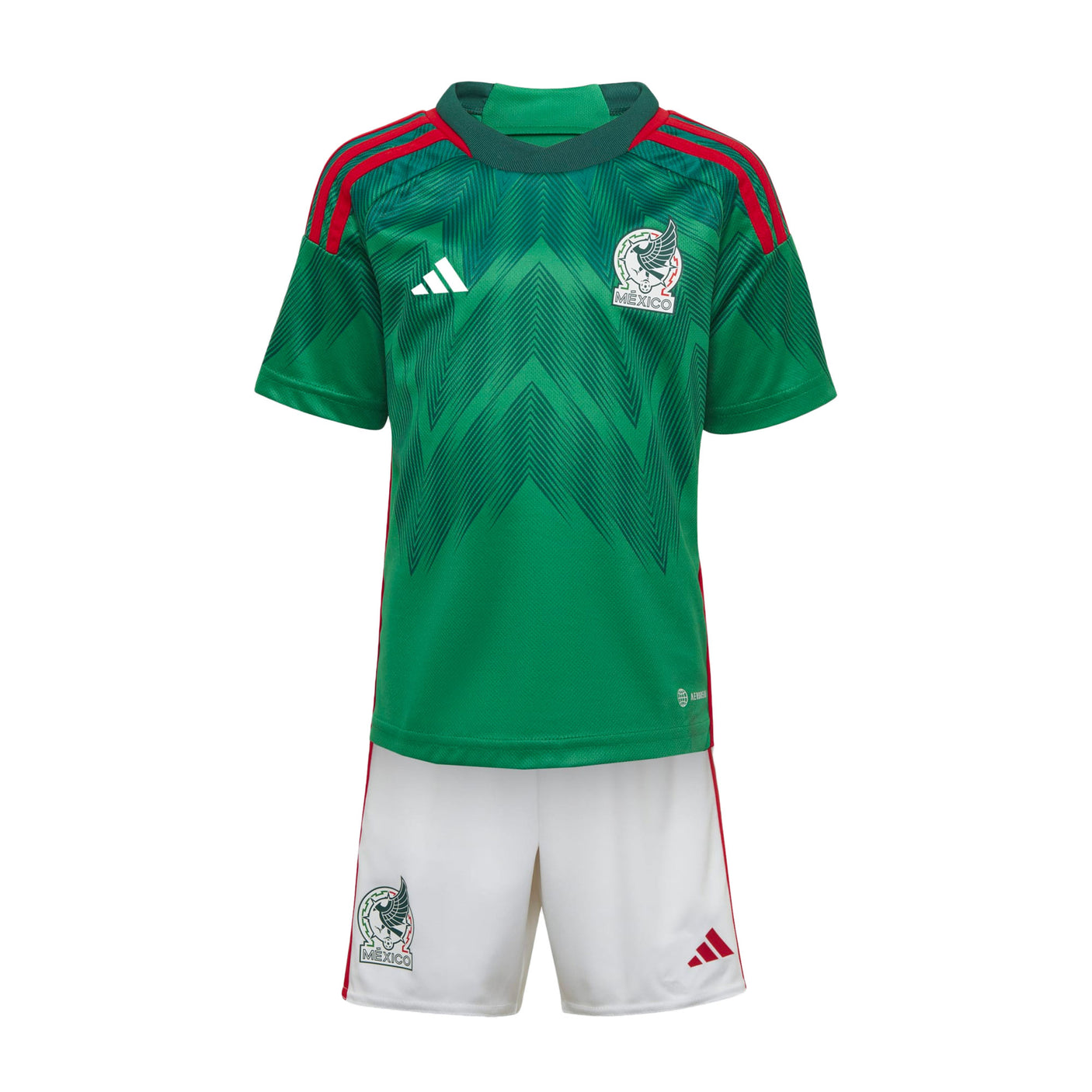 adidas Kids Mexico Home Minikit Vivid Green/ Collegiate Green Both