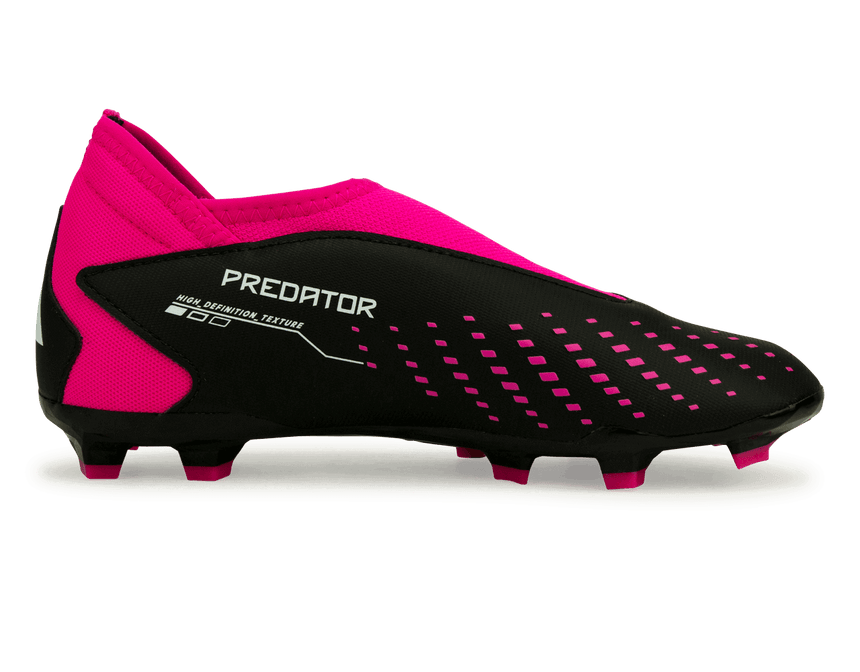 adidas Kids Predator Accuracy.3 LL FG Black/Pink Side