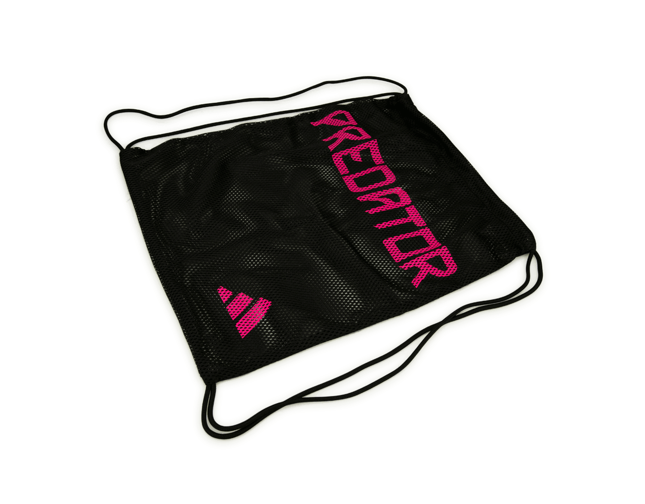 adidas Kids Predator Accuracy+ FG Black/Pink Shoebag