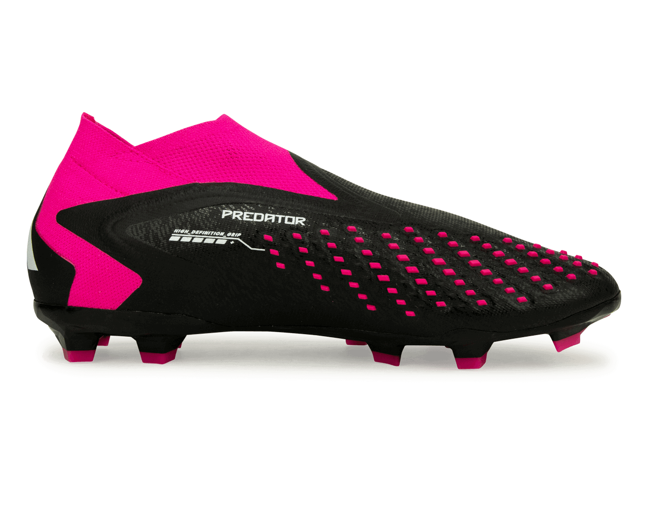 adidas Kids Predator Accuracy+ FG Black/Pink Side