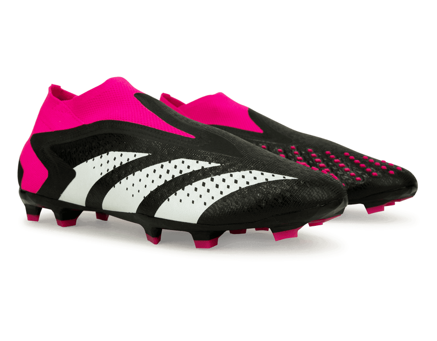 adidas Kids Predator Accuracy+ FG Black/Pink Together