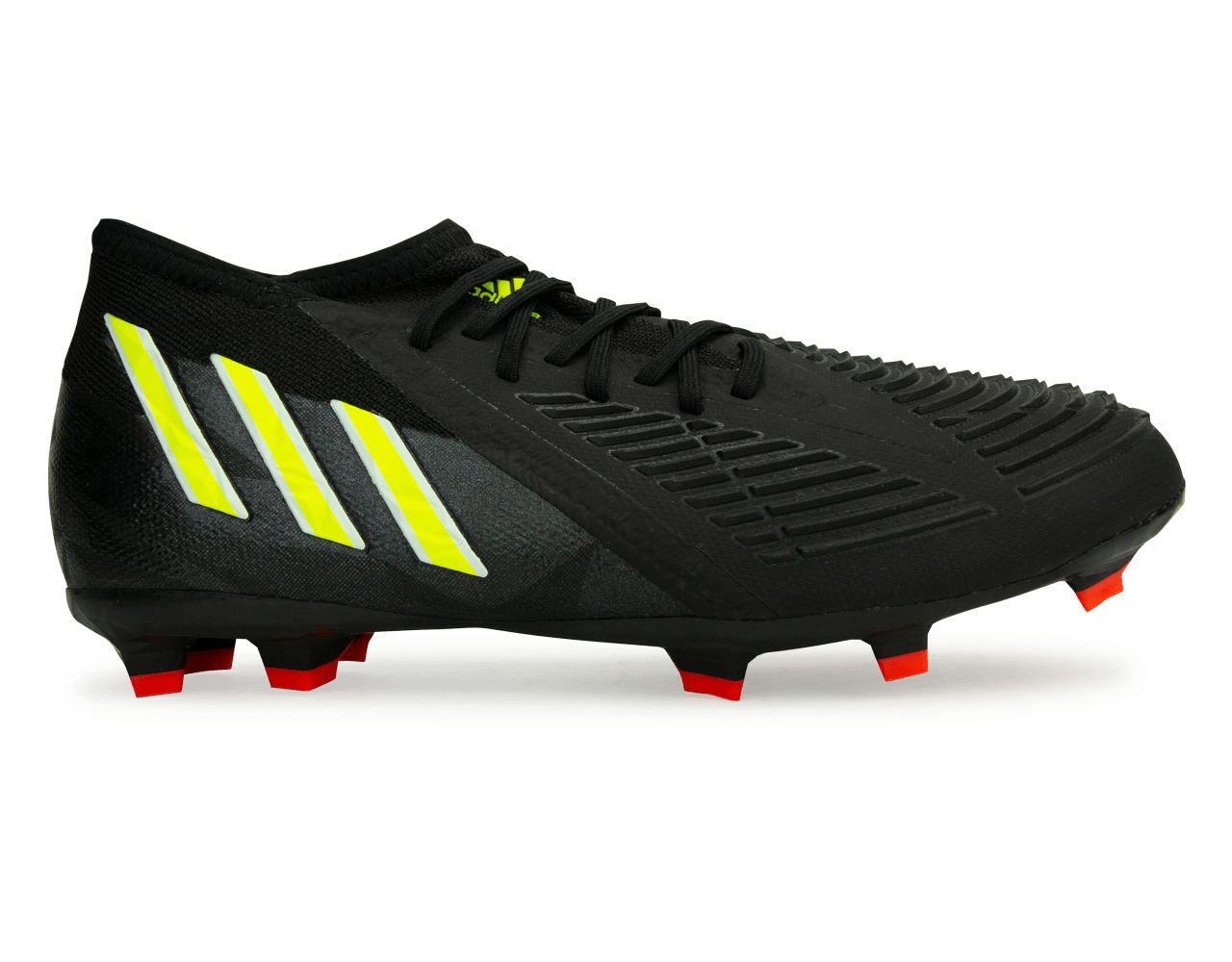 adidas Kids Predator Edge.1 FG Black/Solar Yellow Front