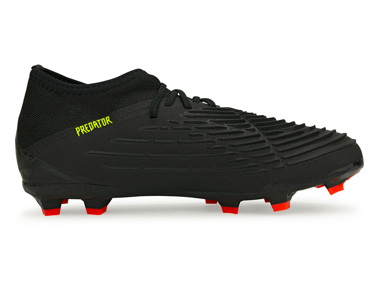 adidas Kids Predator Edge.1 FG Black/Solar Yellow Side