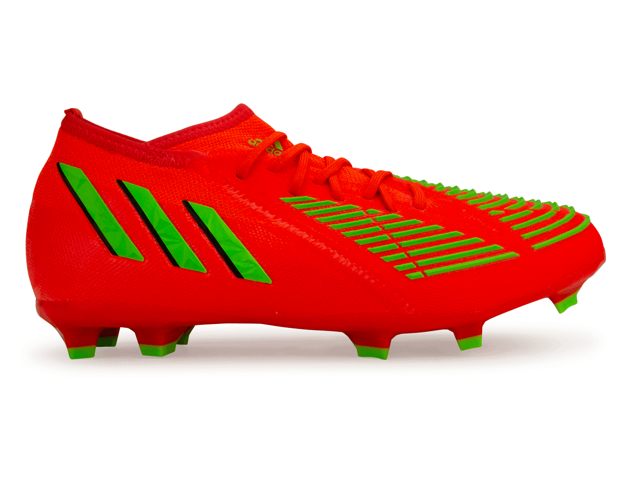 adidas Kids Predator Edge.1 FG Solar Red/Solar Green Front