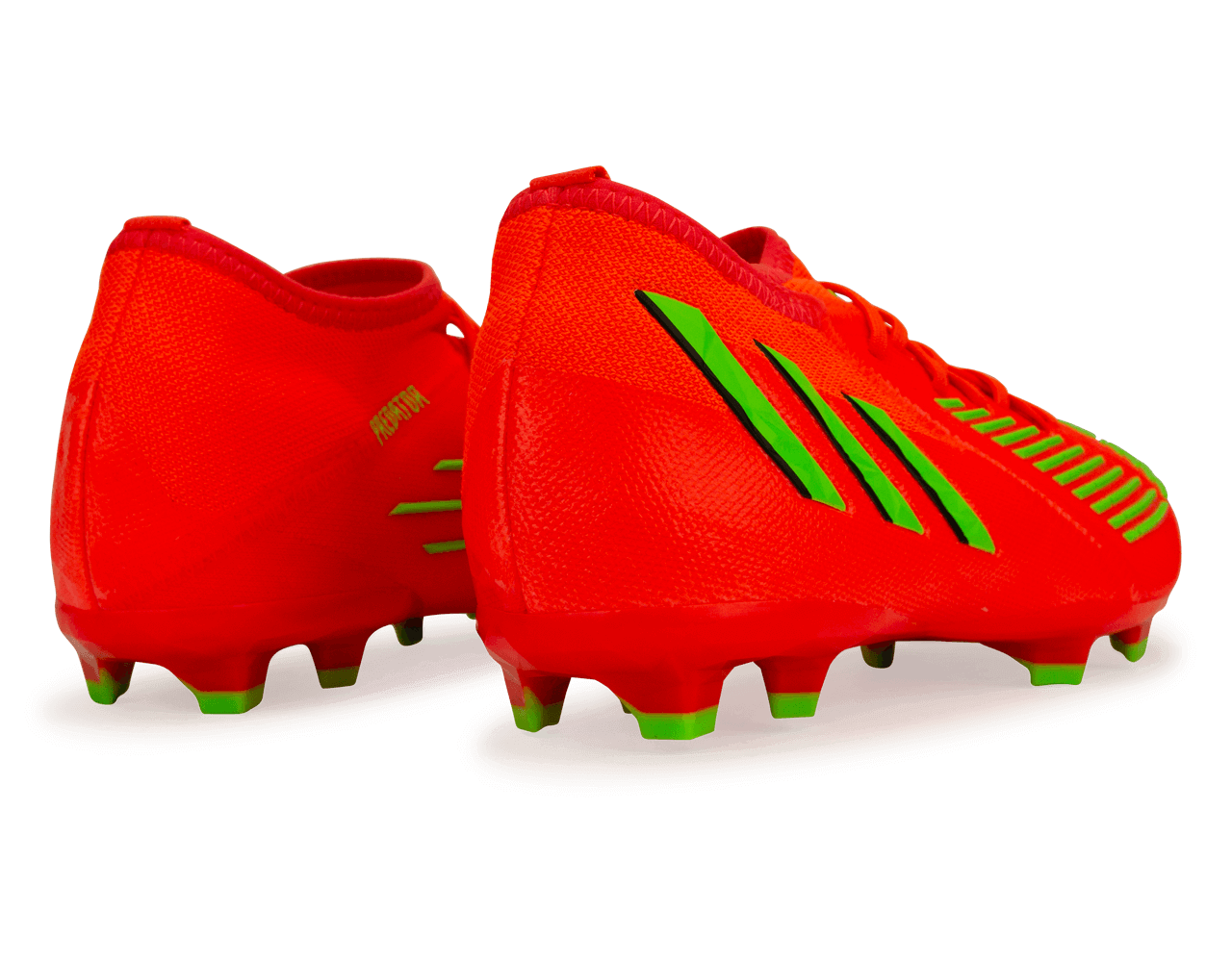 adidas Kids Predator Edge.1 FG Solar Red/Solar Green Rear
