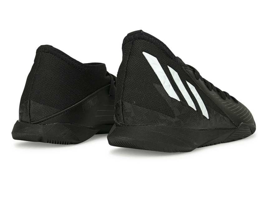 adidas Kids Predator Edge.3 Indoor Soccer Shoes Black/White Rear