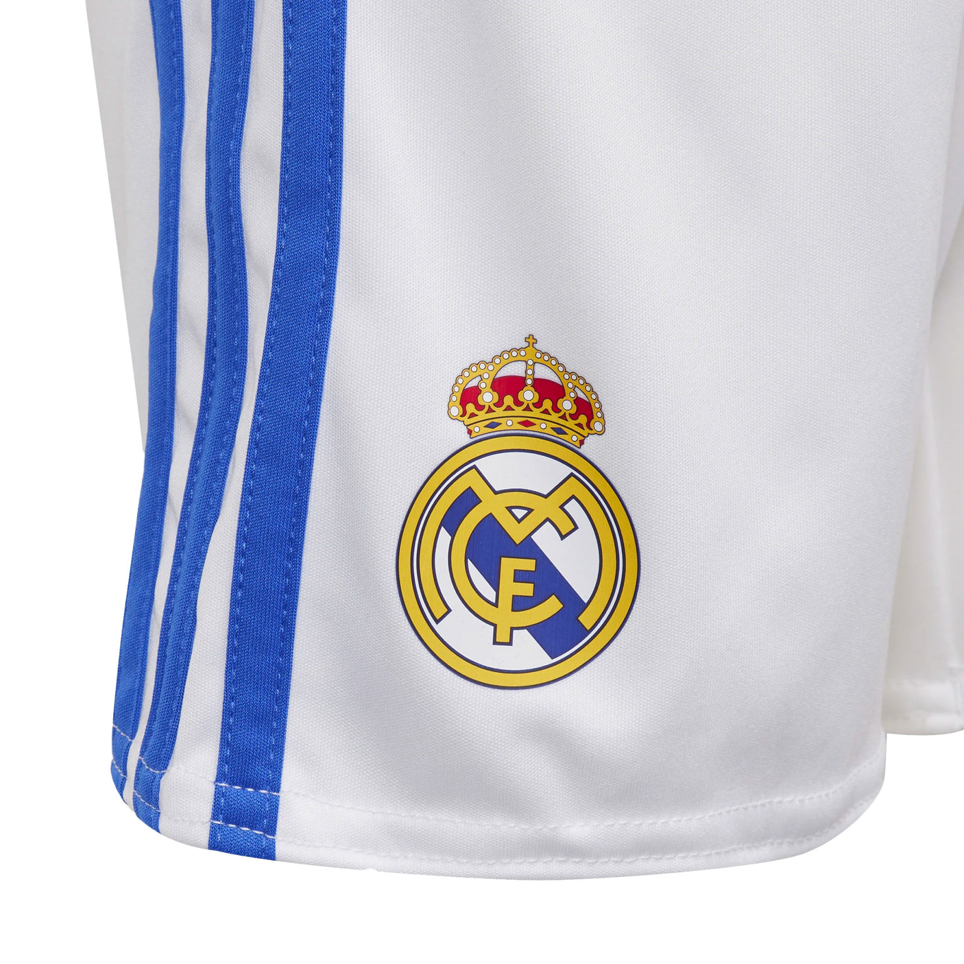 adidas Kids Real Madrid 2021/22 Home Minikit White/Blue Crest