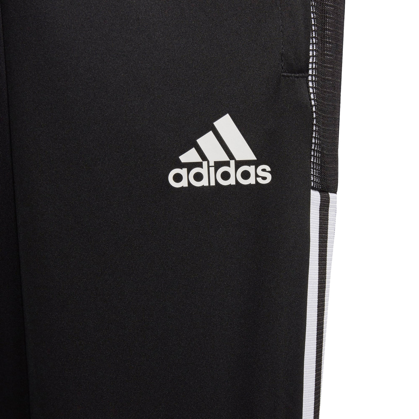 adidas Kids Tiro 21 3/4 Pants Black/White Logo