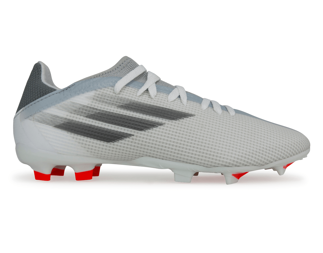 adidas Kids X Speedflow.3 FG White/Iron Front