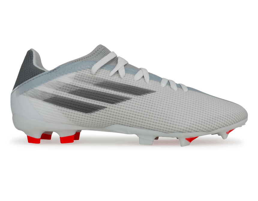 adidas Kids X Speedflow.3 FG White/Iron Front