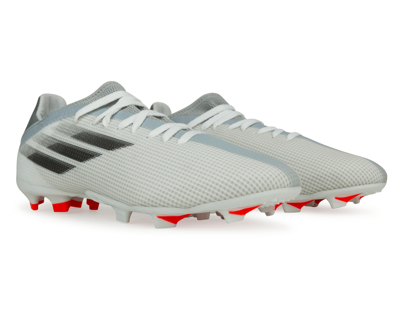 adidas Kids X Speedflow.3 FG White/Iron Together