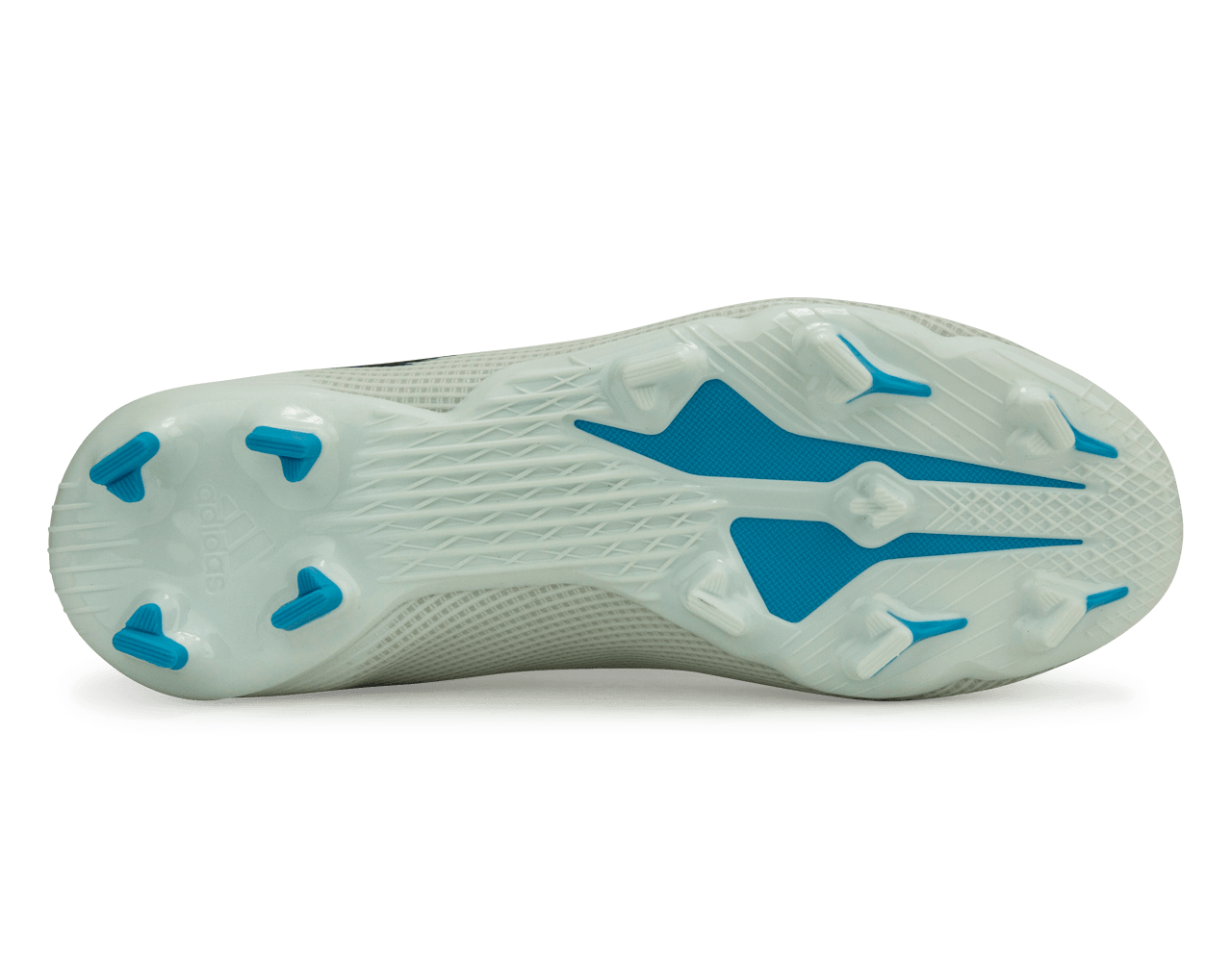 adidas Kids X Speedflow.3 FG White/Navy/Sky Blue Sole