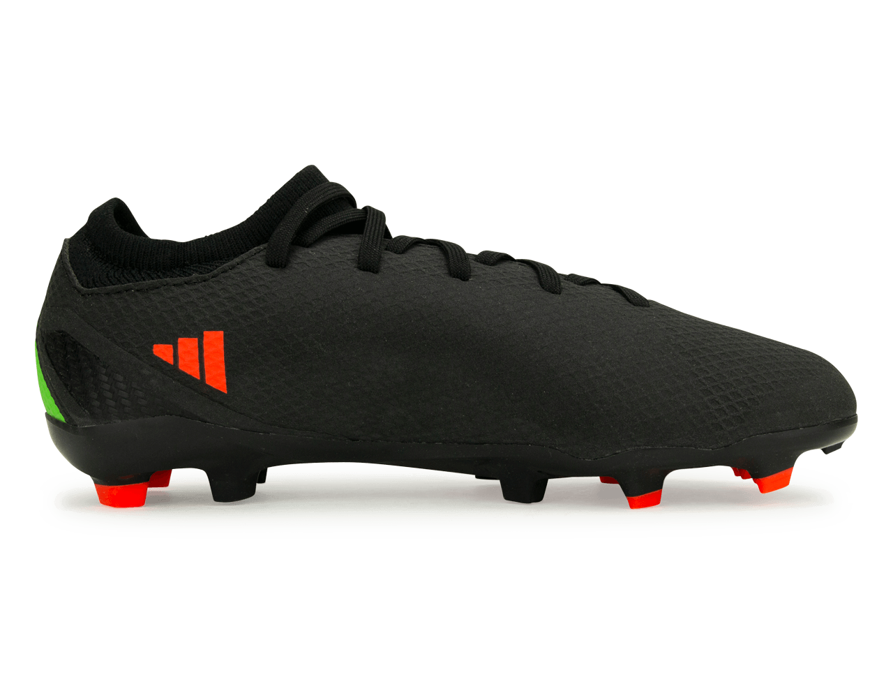 adidas Kids X SpeedPortal.3 FG Black/Solar Red Side