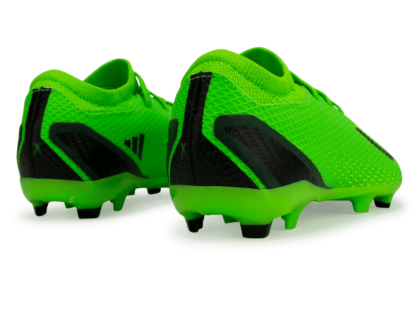 adidas Kids X SpeedPortal.3 FG Solar Green/Black Rear