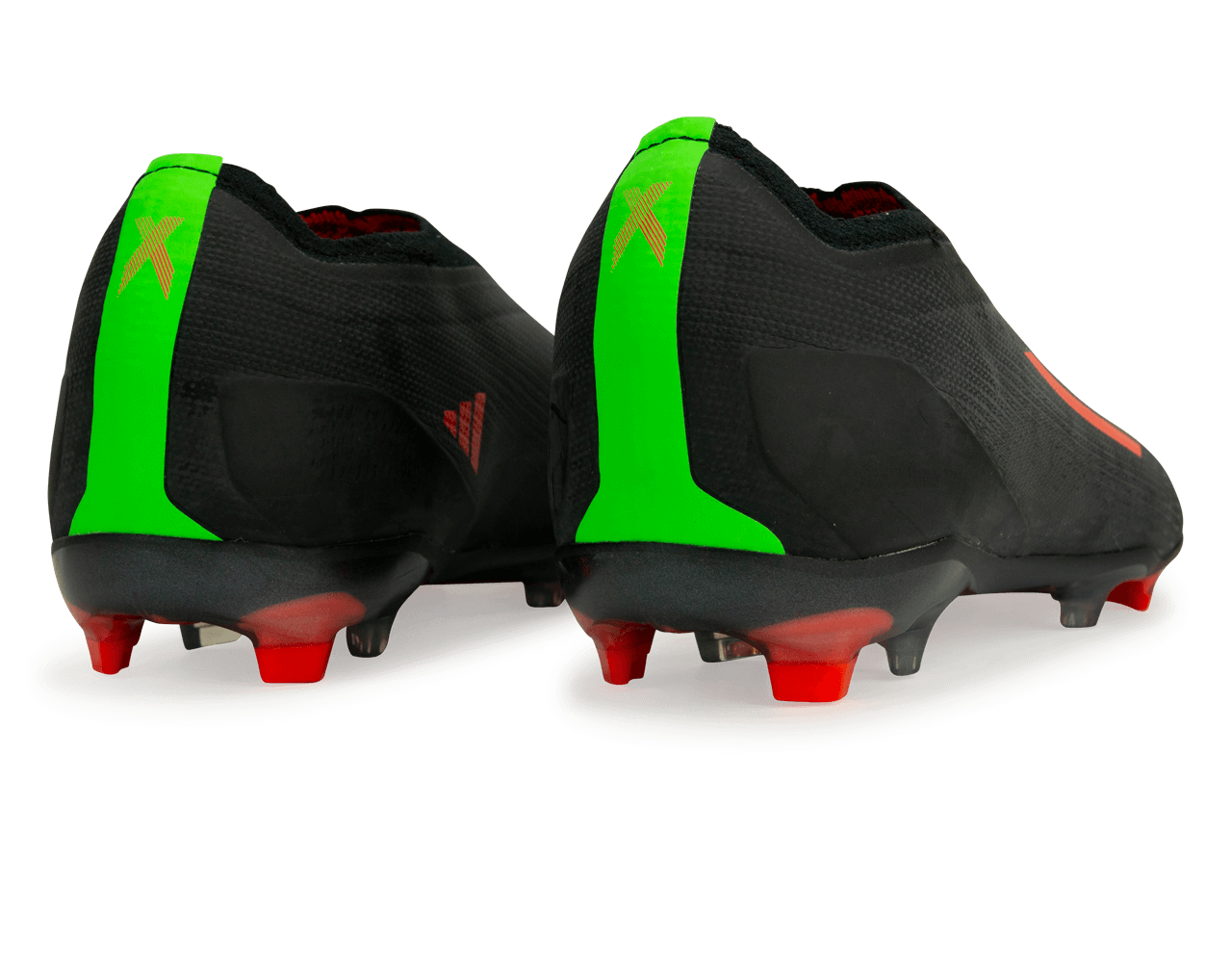 adidas Kids X SpeedPortal+ FG Black/Red/Green Rear